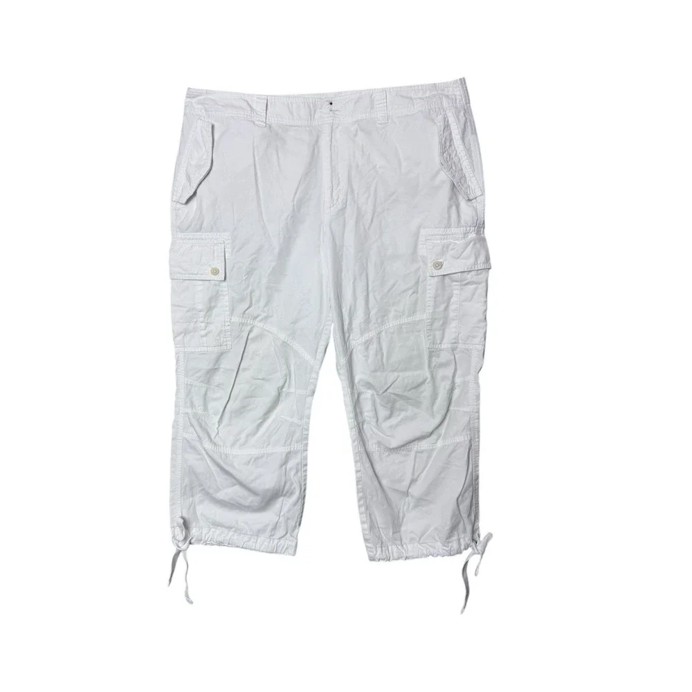 Lauren Ralph Lauren Women's White Pants Ethereal Summer Resort Preppy Fairy